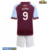 Aston Villa Harvey Elliott #9 Heimtrikotsatz Kinder 2025-26 Kurzarm (+ Kurze Hosen)